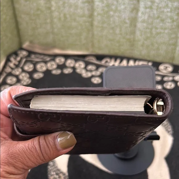 Gucci Brown Leather Agenda - Picture 6 of 12